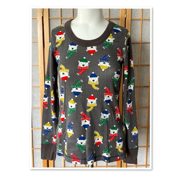 SALE - Women’s Hanna Andersson Polar Bear Winter Pajamas - Picture 5 of 14